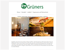 Tablet Screenshot of grueners.com